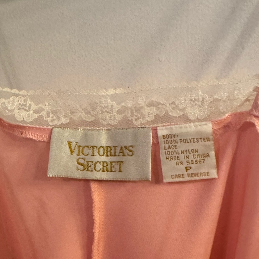 Victorias Secret Vintage Pearl Pink Ivory Lace Teddy One Piece - Picture 4 of 12